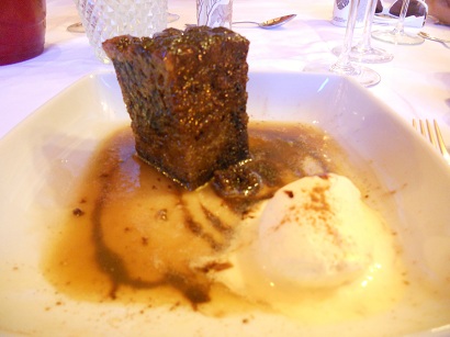 Date and Prune sticky toffee pudding